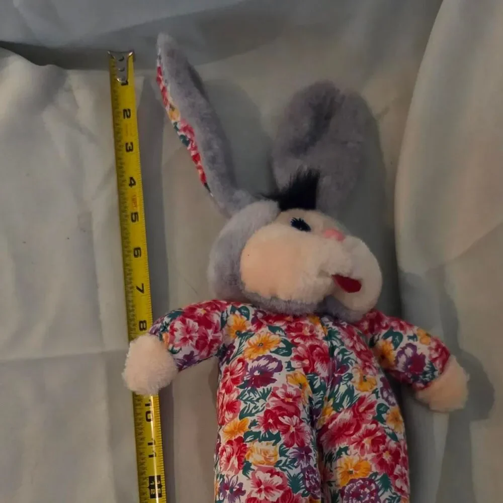Vtg 90s Commonwealth Bunny Plush bundle Y2K nursery decor retro